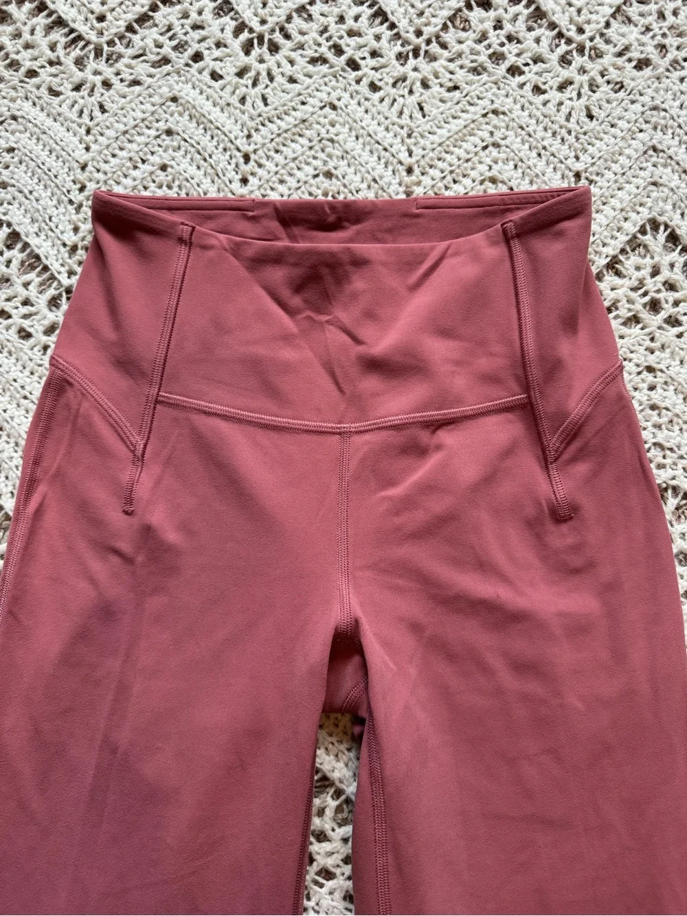 Lululemon Groove High-Rise Split-Hem Flared Pant Leggings Size 4 Rustic